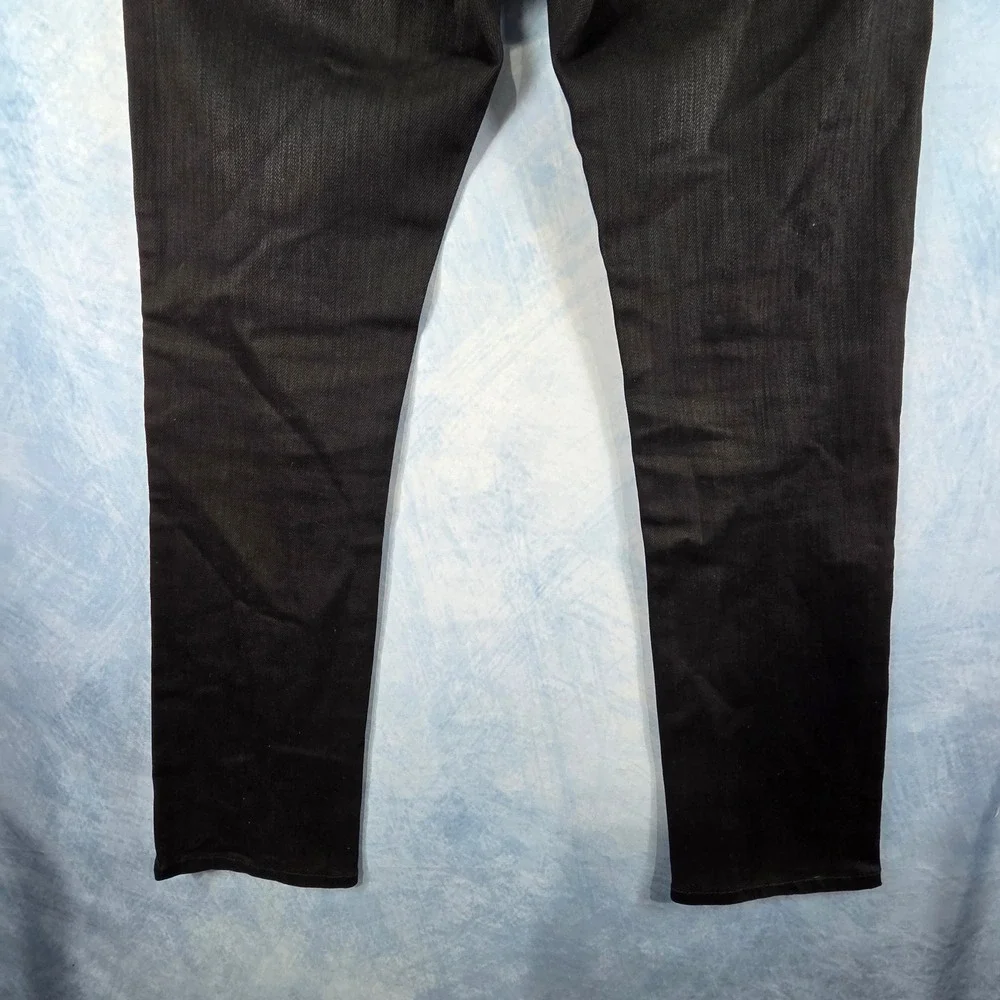 Naked & Famous Skinny Guy Black Power Stretch Denim Jeans Mens 31 013011